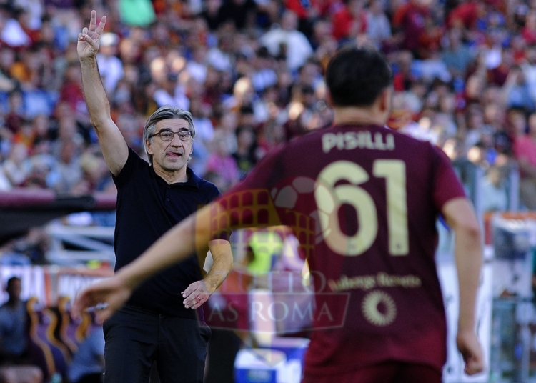 Juric e Pisilli Panchina Roma-Venezia 29092024