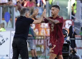 Juric e Pellegrini Panchina Roma-Venezia 29092024