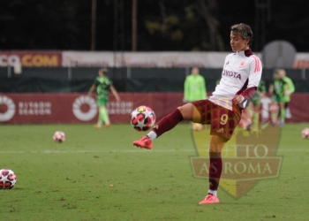 Giacinti Riscaldamento Roma-Wolfsburg 08102024