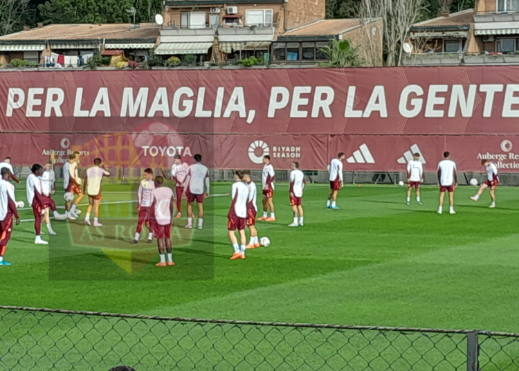 Rifinitura Allenamento Tottenham-Roma 27112024