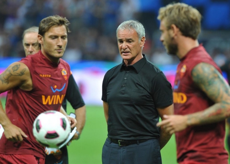 Ranieri, Totti e De Rossi