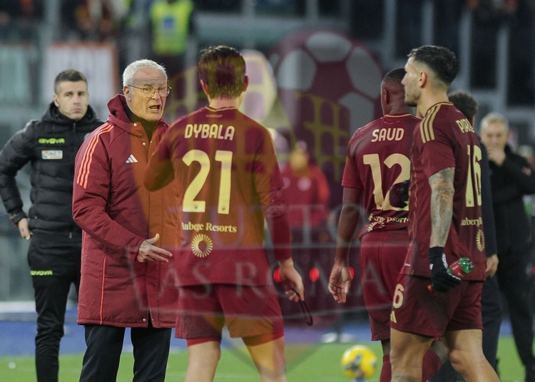 Ranieri Dybala Paredes Discutono Panchina Roma-Lecce 07122024