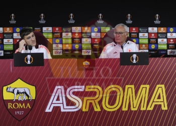 Ranieri e Saelemaekers Conferenza pre gara Roma-Braga 11112024