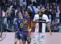 Dybala e Saeleamekers Esultano gol Dybala Roma-Parma 22122024