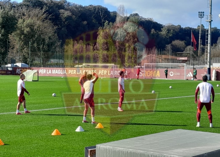 Allenamento Rifinitura Roma-Eintracht Francoforte 29012025