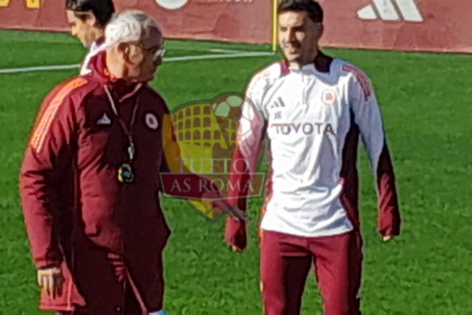 Paredes Ranieri Rifinitura Roma-Eintracht Francoforte 29012025