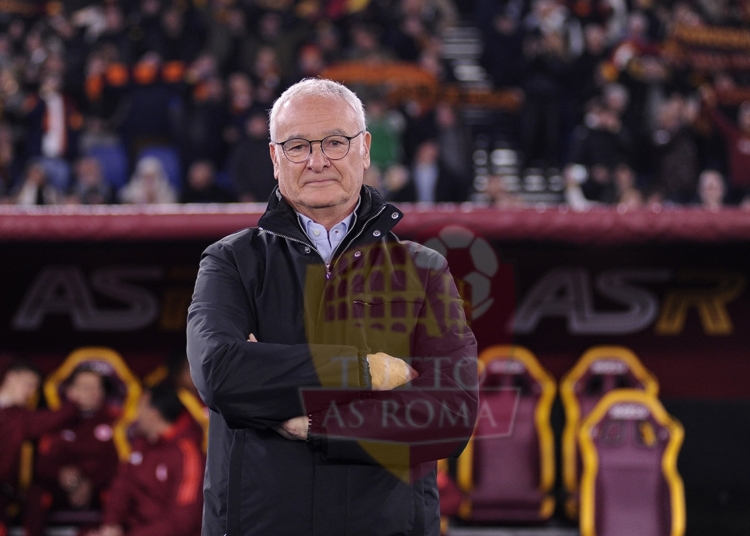 Ranieri Panchina Primo Piano Roma-Lazio 05012025