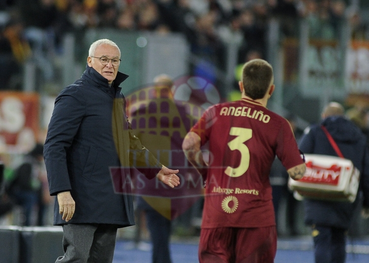 Ranieri e Angeliño Panchina discutono Roma-Genoa 17012025