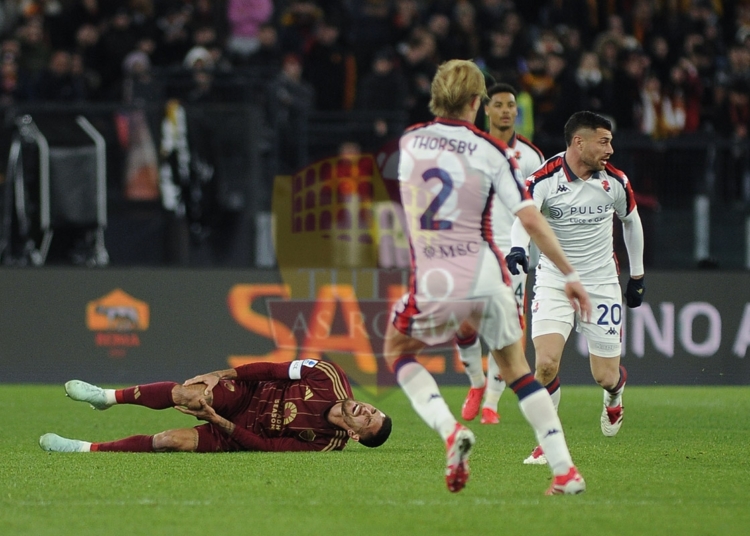 Pellegrini Infortunio Roma-Genoa 17012025