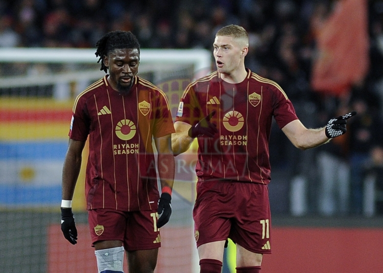 Koné Dovbyk Roma-Genoa 17012025