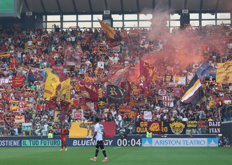 Tifosi romanisti Udinese-Roma 14042024