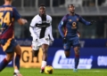 N'Dicka Azione Parma-Roma 16022025