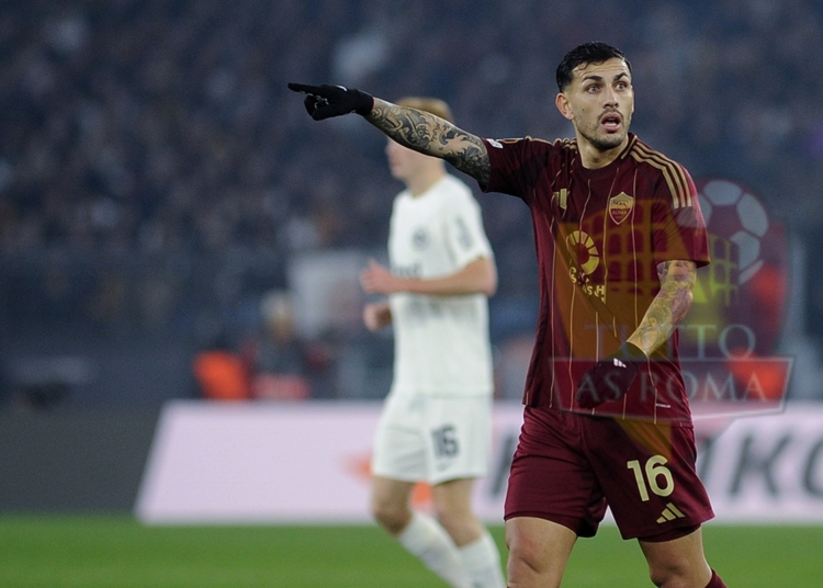 Paredes Azione Roma-Eintracht Francoforte 30012025