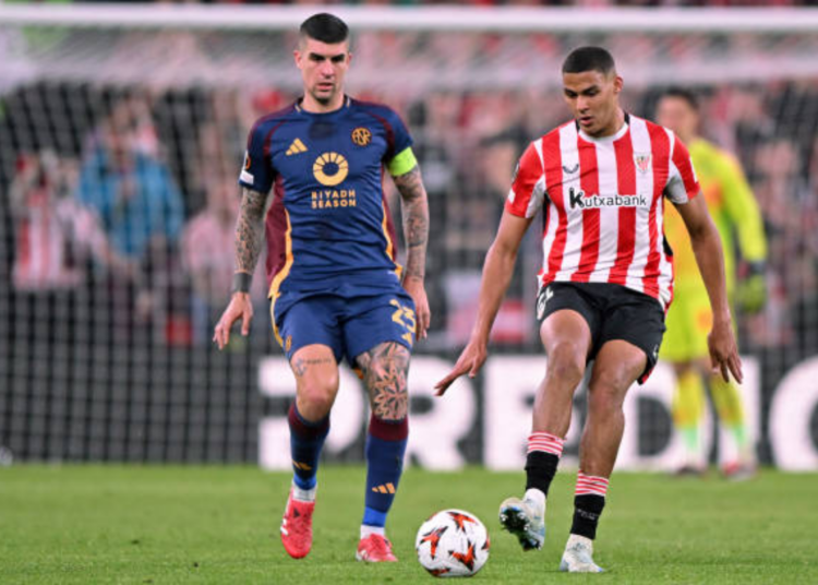 Gianluca Mancini Azione AthleticClub-Roma 13032025