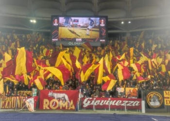 Coreografia Curva Sud Roma-Athletic Club 06032025