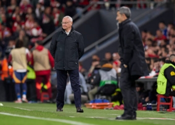 Ranieri e Valverde Panchina Athletic Club-Roma 13022025