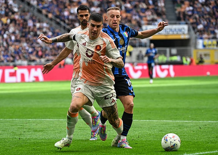 Mancini Azione Inter-Roma 27042025