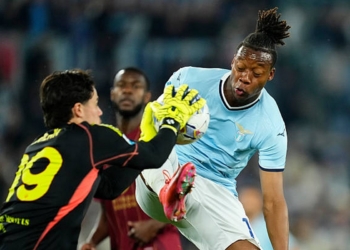 Svilar Azione parata Lazio-Roma 13042025