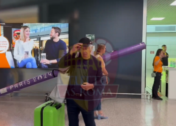 Gasperini Arrivo a Fiumicino 2 04062025