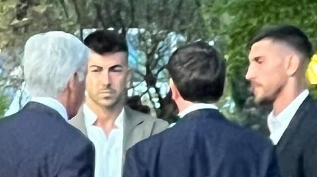 Gasperin, El Shaarawy e Pellegrini Matrimonio Scamacca 04062025.App_504141880_18466457551073597_8017344435960302387_n