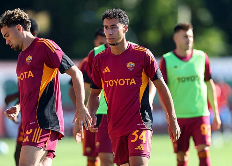 Salah-Eddine Riscaldamento Roma-Neom 16082025