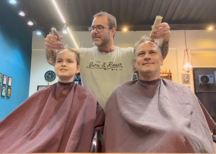 Julio Sergio e il figlio