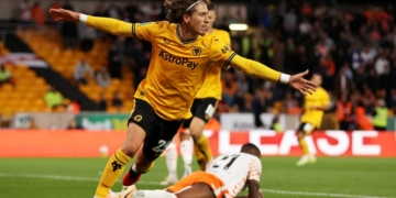 Fabio Silva Esulta gol