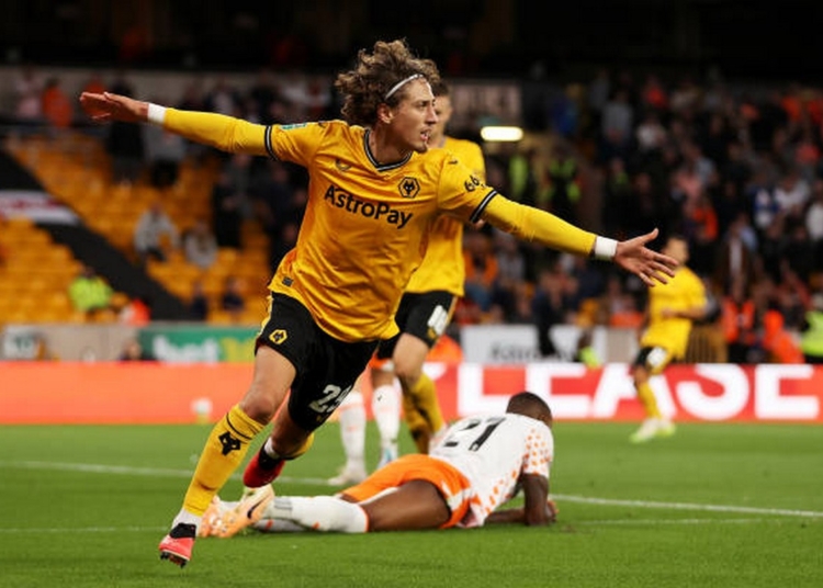 Fabio Silva Esulta gol