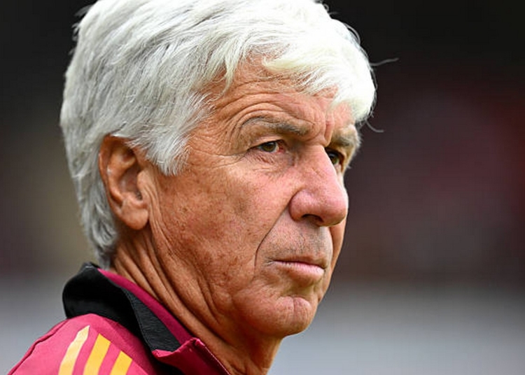Gasperini Panchina Primo piano Aston Villa-Roma 06082025
