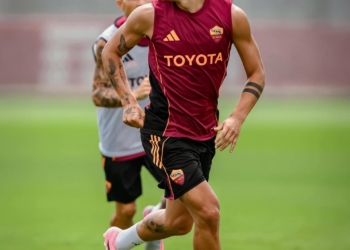 Dybala Allenamento pre Roma-Bologna 2 21082025