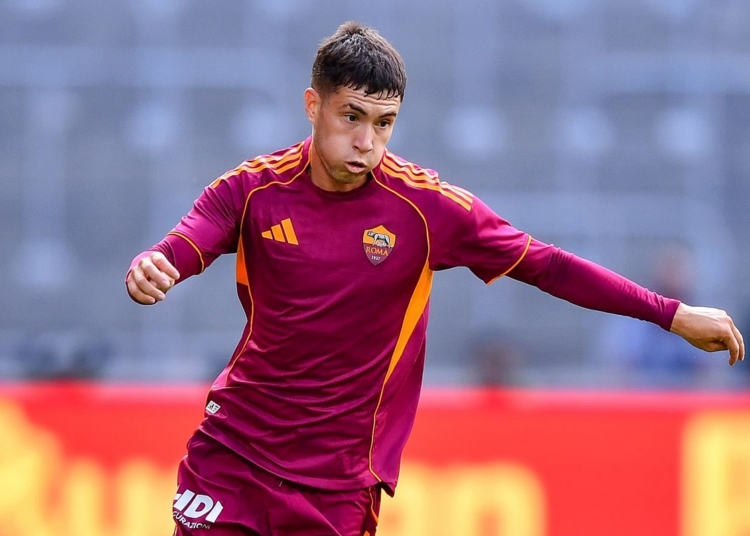 Soulé Esulta gol Lens-Roma 2 02082025