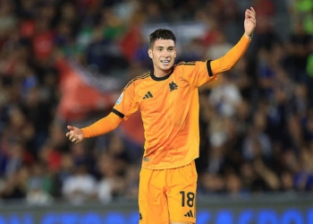 Soulé Esulta gol Pisa-Roma 2 30082025