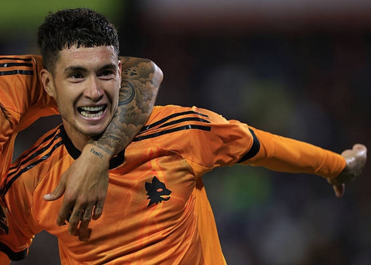 Soulé Esulta gol Pisa-Roma 30082025