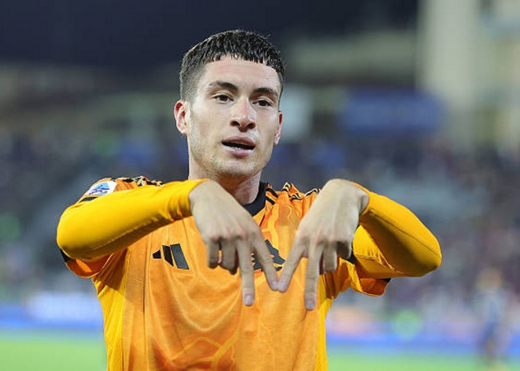 Soulé Esulta gol Pisa-Roma 4 30082025