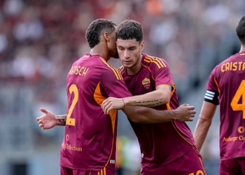 Soulé Esulta gol Roma-Neom 16082025