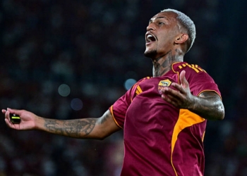 Wesley Esulta gol Roma-Bologna 2 23082025