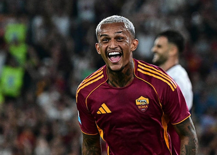 Wesley Esulta gol Roma-Bologna 3 23082025