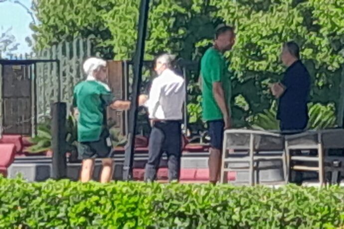 Gasperini e Massara Termine partita Roma-Roma City 04092025