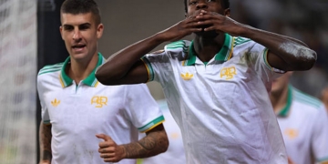 Mancini e N'Dicka Esultano gol Nizza-Roma 2 24092025