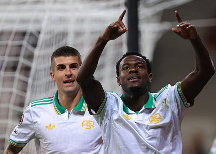 Mancini e N'Dicka Esultano gol Nizza-Roma 24092025