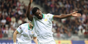 N'Dicka Esulta gol Nizza-Roma 24092025
