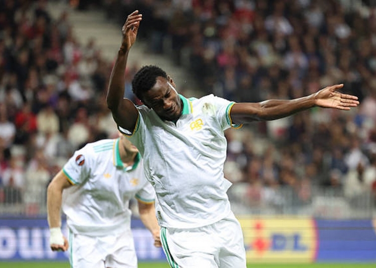 N'Dicka Esulta gol Nizza-Roma 24092025