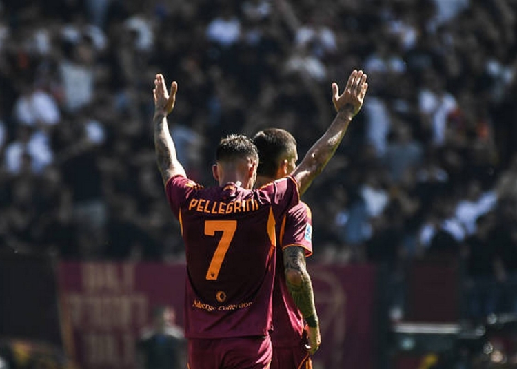 Pellegrini Esulta gol Lazio-Roma 2 21092025