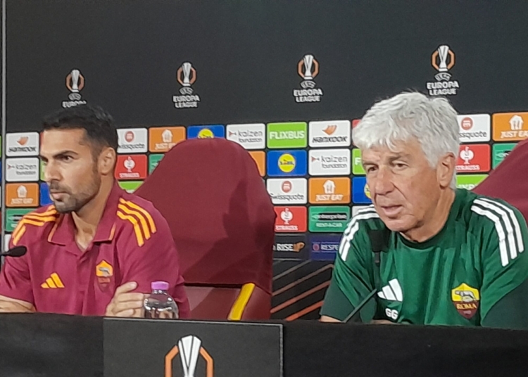 Gasperini e Celik Conferenza pre gara Roma-Viktoria Plzen 22102025