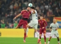 Cristante Azione colpo di testa Roma-Inter 18102025