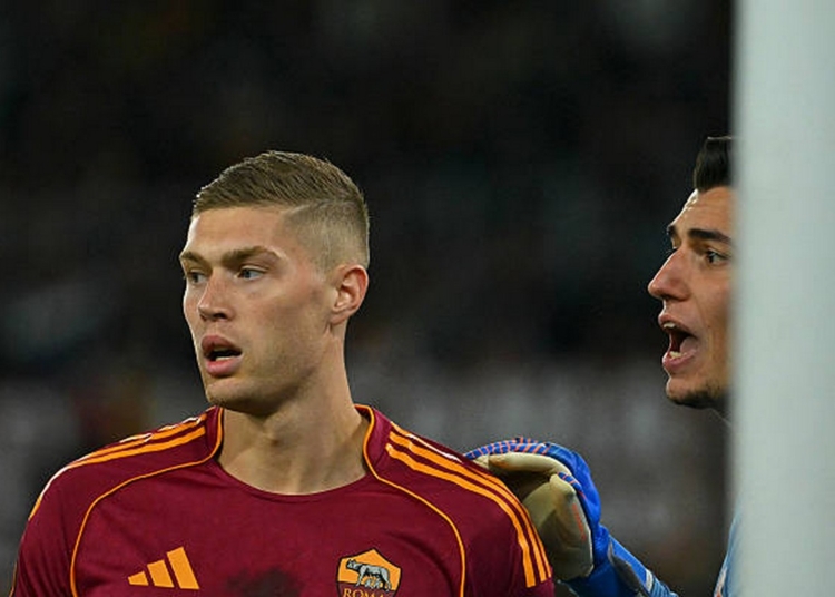 Dovbyk Azione Roma-Lille 02102025