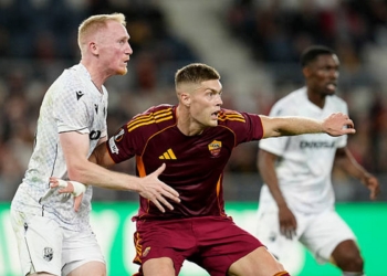 Dovbyk Azione Roma-Viktoria Plzen 23102025