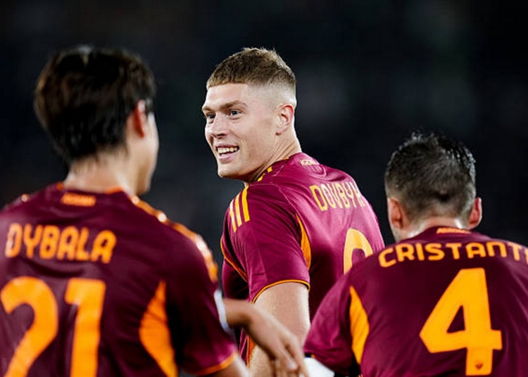 Dovbyk Esulta gol Roma-Parma 2 29102025