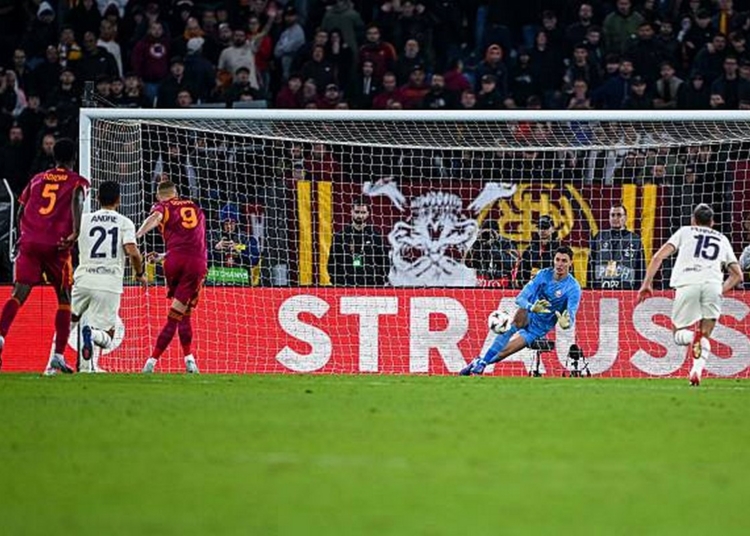 Dovbyk Rigore Roma-Lille 02102025