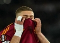 Dovbyk Sconsolato dopo aver sbagliato il rigore Roma-Lille 3 02102025